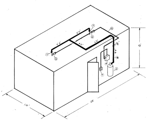 C1D1 Modular Extraction Booth 10'9x25'9x10 Interior