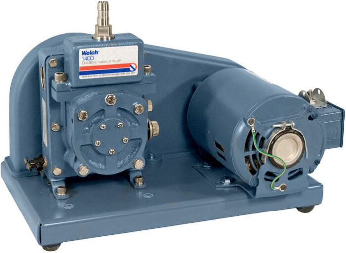 Welch 1400 DuoSeal 0.9 cfm 0.1 Micron Belt Drive Dual-Stage Pump - Image 8