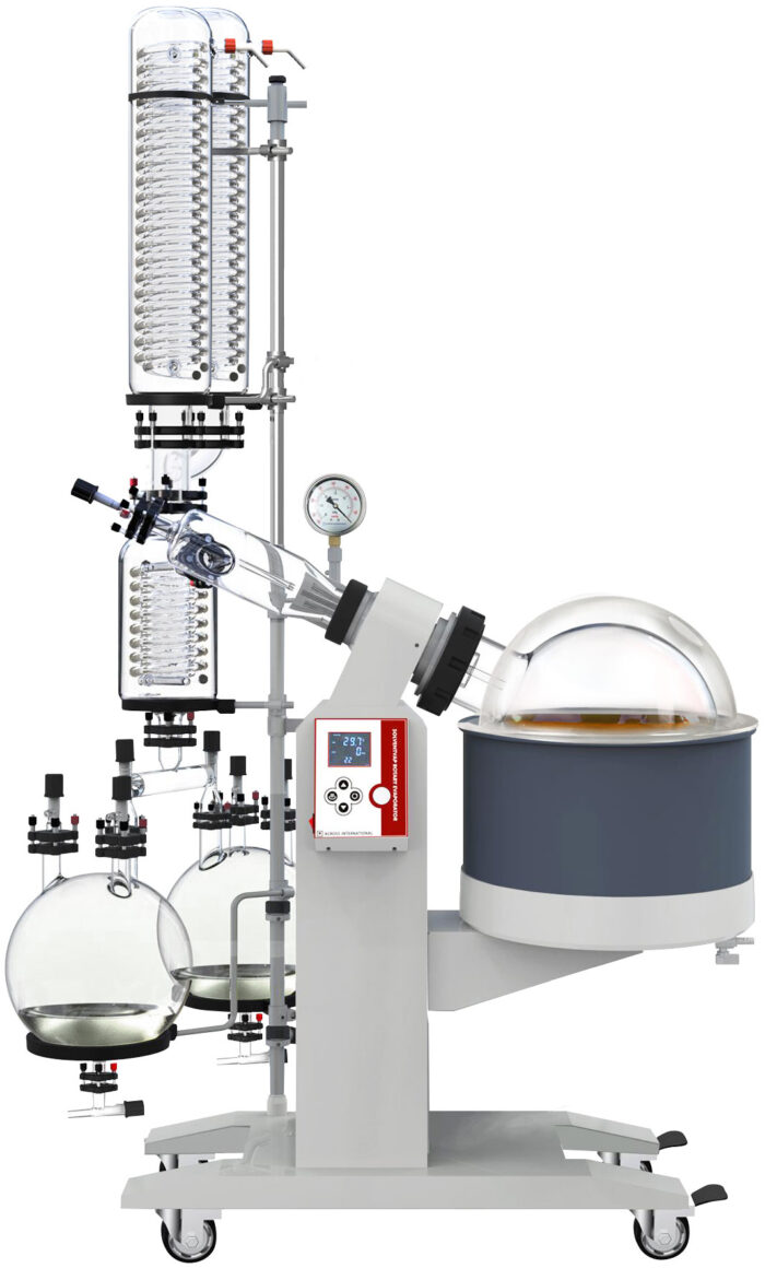 Dual Receiving Flask Kit for Ai SolventVap 20L Rotary Evaporator - Image 2
