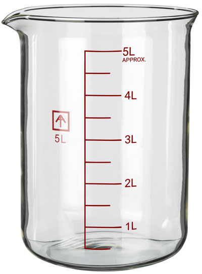 Ai 5L Heavy Wall Glass Beaker