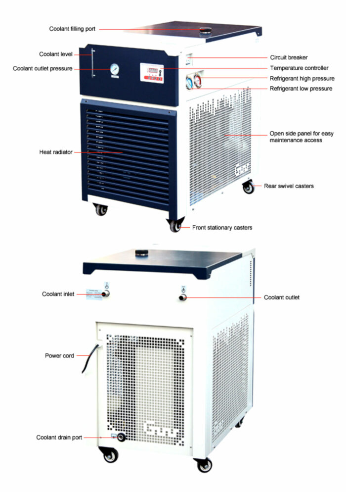 Ai 20L Single or Dual Jacketed Glass Reactor w/ Chiller & Pump - Image 7