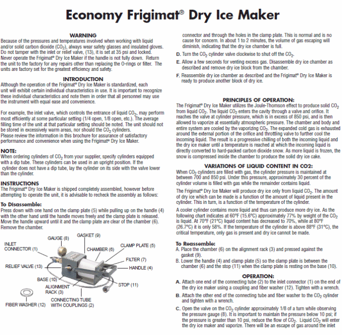 Bel-Art Frigimat Economy Block Dry Ice Maker - Image 4