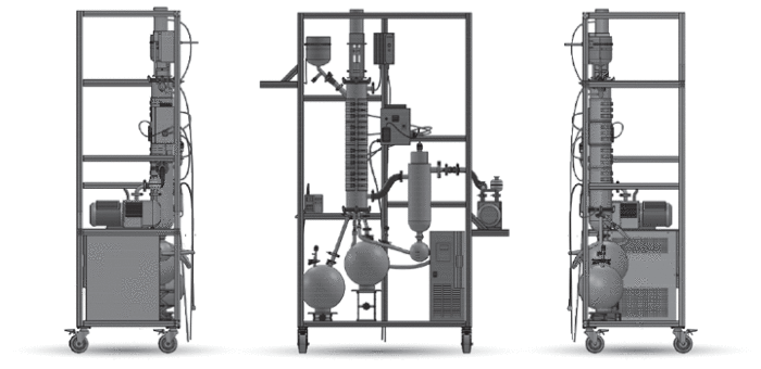 Lab Society Single Stage 0.25m2 Thin Film Distillation System - Image 5