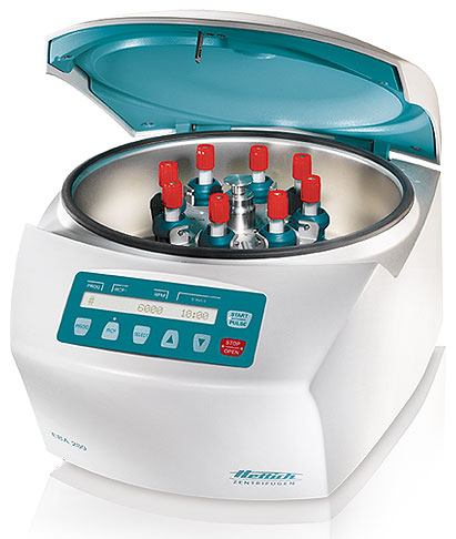 Hettich EBA 280 Desktop Horizontal 6000 RPM 6 x 50 mL Centrifuge