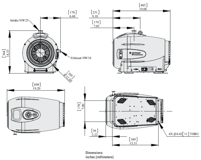 Agilent IDP-15 9 cfm Oil-Free Compact Dry Scroll Pump - Image 5