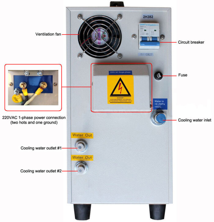 15KW Mid-Frequency Compact Induction Heater w/ Timers 30-80KHz R - Image 3