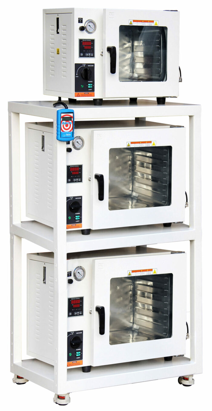 3-Shelf Steel Mobile Cart for Ai 0.9 & 1.9 CF Vacuum Ovens - Image 4