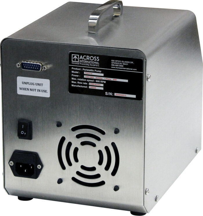 Ai P2A 2L/min SST Peristaltic Pump Touchscreen controller ETL - Image 3