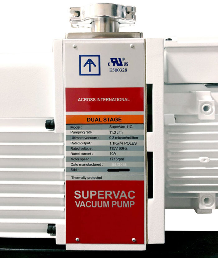 Ai SuperVac 11.3 cfm Corrosion-Resist 2-Stage Pump - Image 3