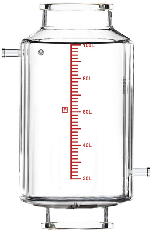 Double-Jacketed 100L Reactor Vessel for Ai R100f Filter Reactors