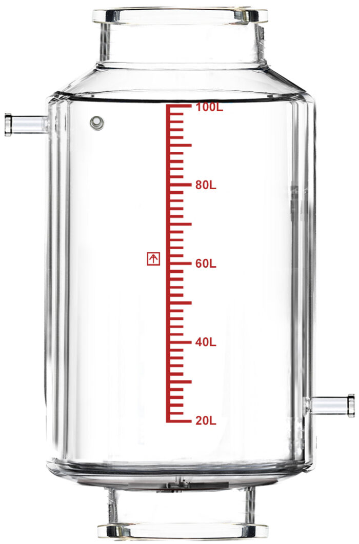 Double-Jacketed 100L Reactor Vessel for Ai R100f Filter Reactors