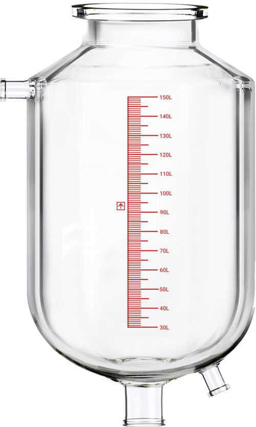 Single-Jacketed 150L Reactor Vessel for Ai R150 Glass Reactors