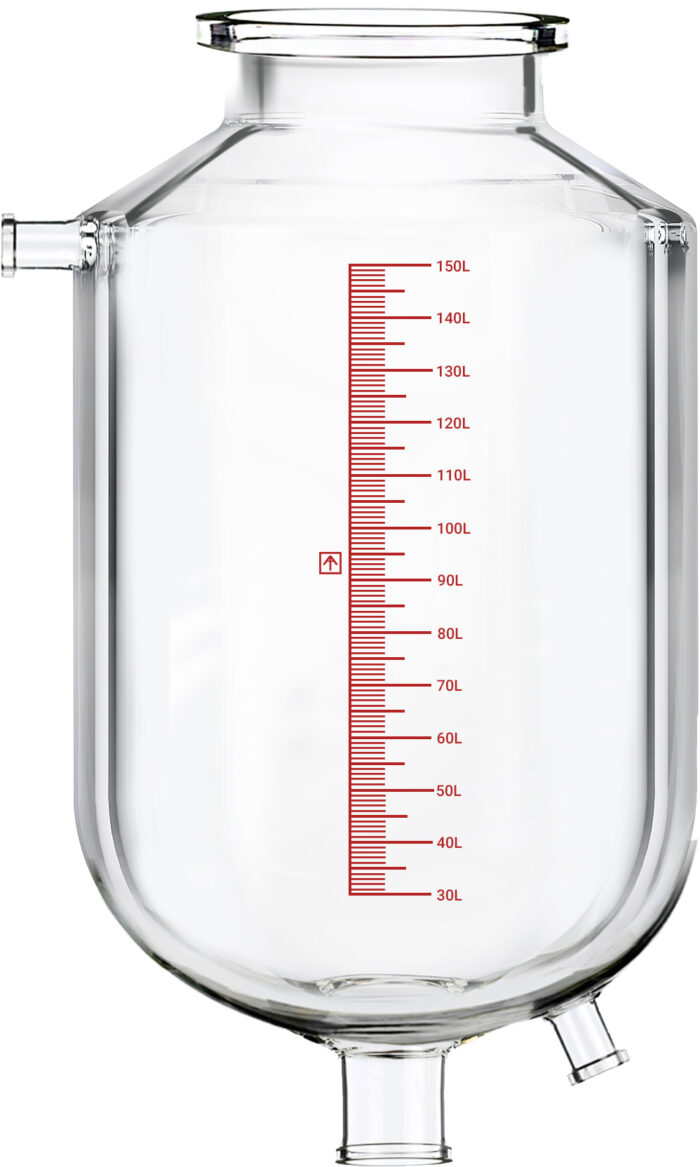 Single-Jacketed 150L Reactor Vessel for Ai R150 Glass Reactors
