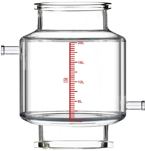 Single-Jacketed 20L Reactor Vessel for Ai R20 Filter Reactors