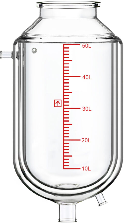 Dual-Jacketed 50L Reactor Vessel for Ai R50 Glass Reactors
