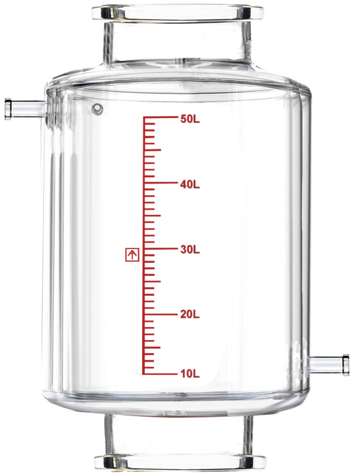 Double-Jacketed 50L Reactor Vessel for Ai R50f Filter Reactors