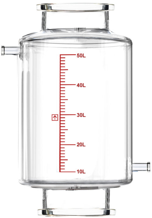 Single-Jacketed 50L Reactor Vessel for Ai R50f Filter Reactors