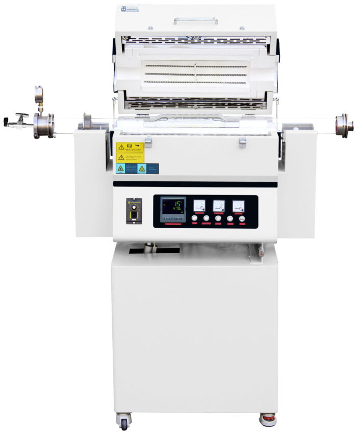 1200C 1-3 Zone Rotary & Tilting Top-Open Tube Furnace