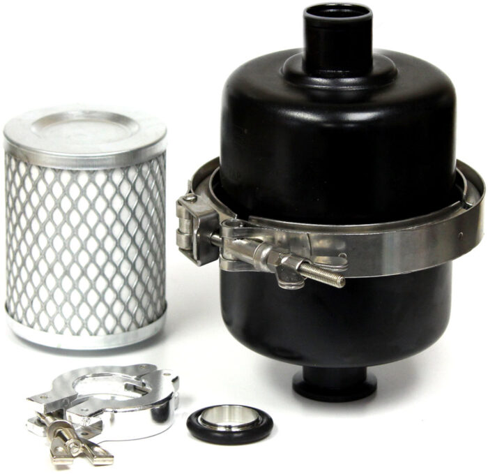 EZ-Swap Large Capacity Pump Exhaust Oil Mist Filter w/ Fittings