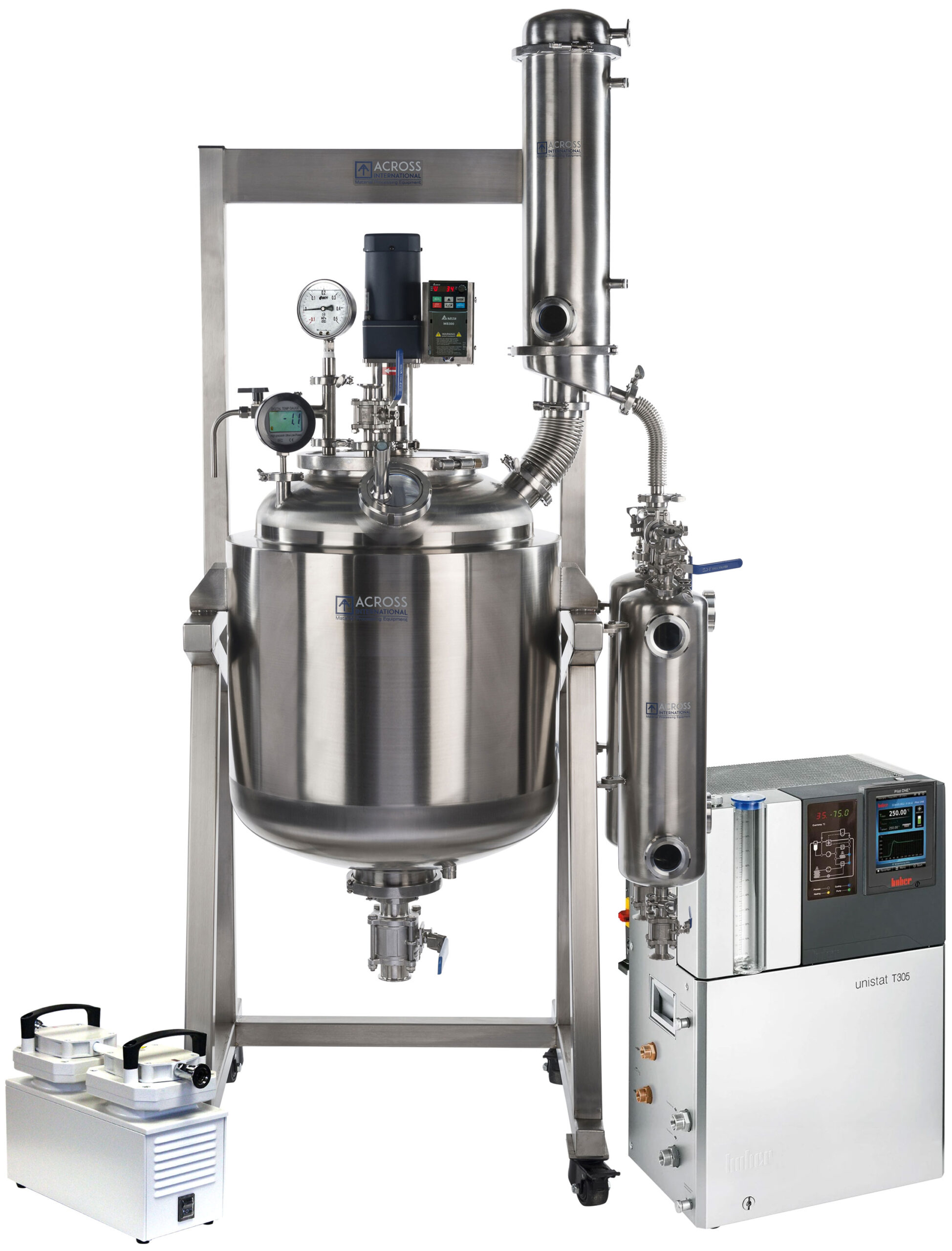 Ai Dual-Jacketed 100L 316L SST Reactor Decarboxylation Package ...