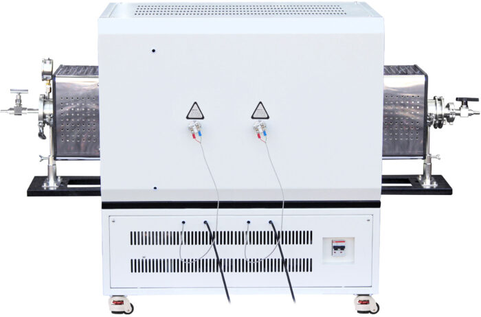 1700C 2-Zone Tube Furnace with Vacuum Flanges & Alumina Tube - Image 4